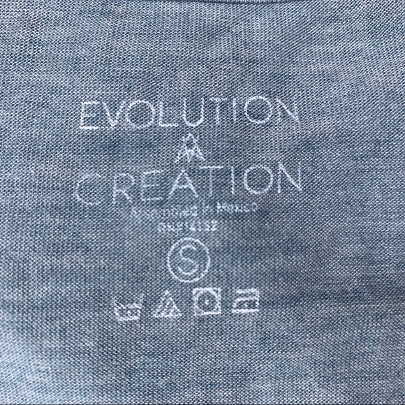 NWT EVCR Foil Skull Crop Tee, Sz Sm - Picture 5 of 10